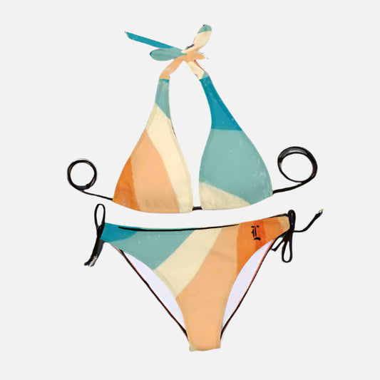 Vintage Vesper 2 Piece Halter Swimsuit - Lunacy Deals & Designs