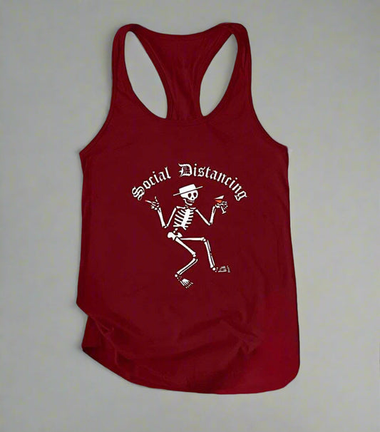 Women's Social Dist-ancing Tank Top - Lunacy Deals & Designs