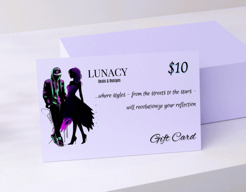 Give the gift of choice with a Lunacy Deals & Designs gift card!