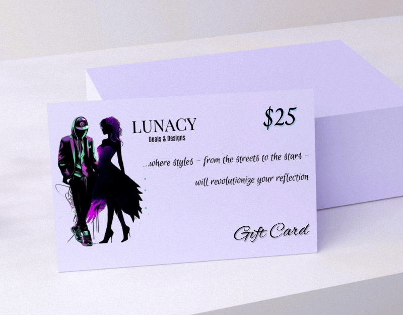 Give the gift of choice with a Lunacy Deals & Designs gift card!
