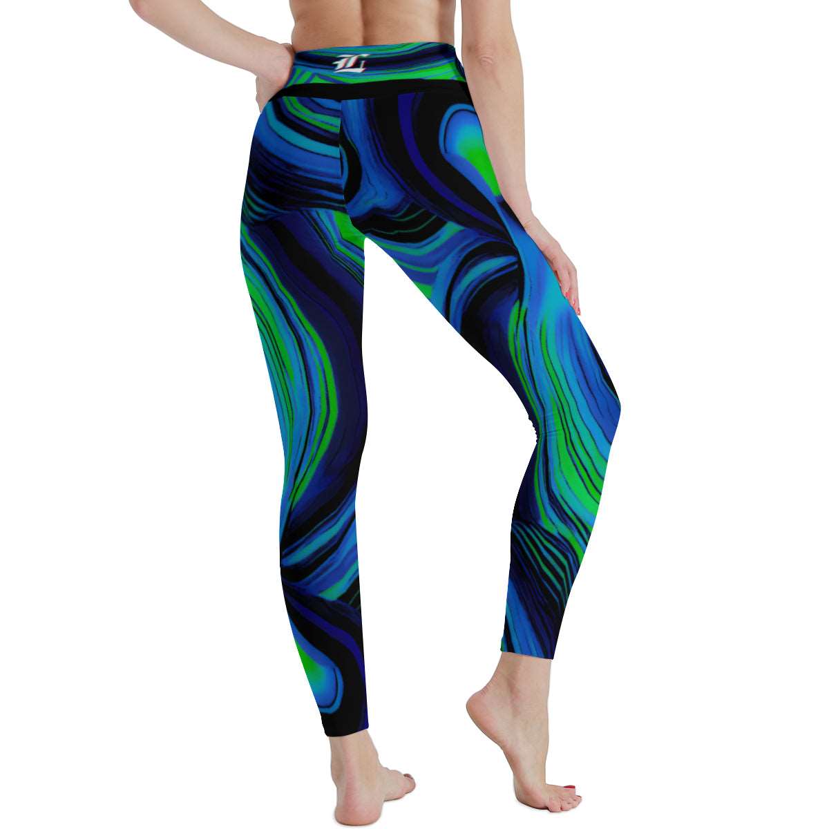 Women's Auroral Zephyr High Waist Stretchy Leggings - Lunacy Deals & Designs
