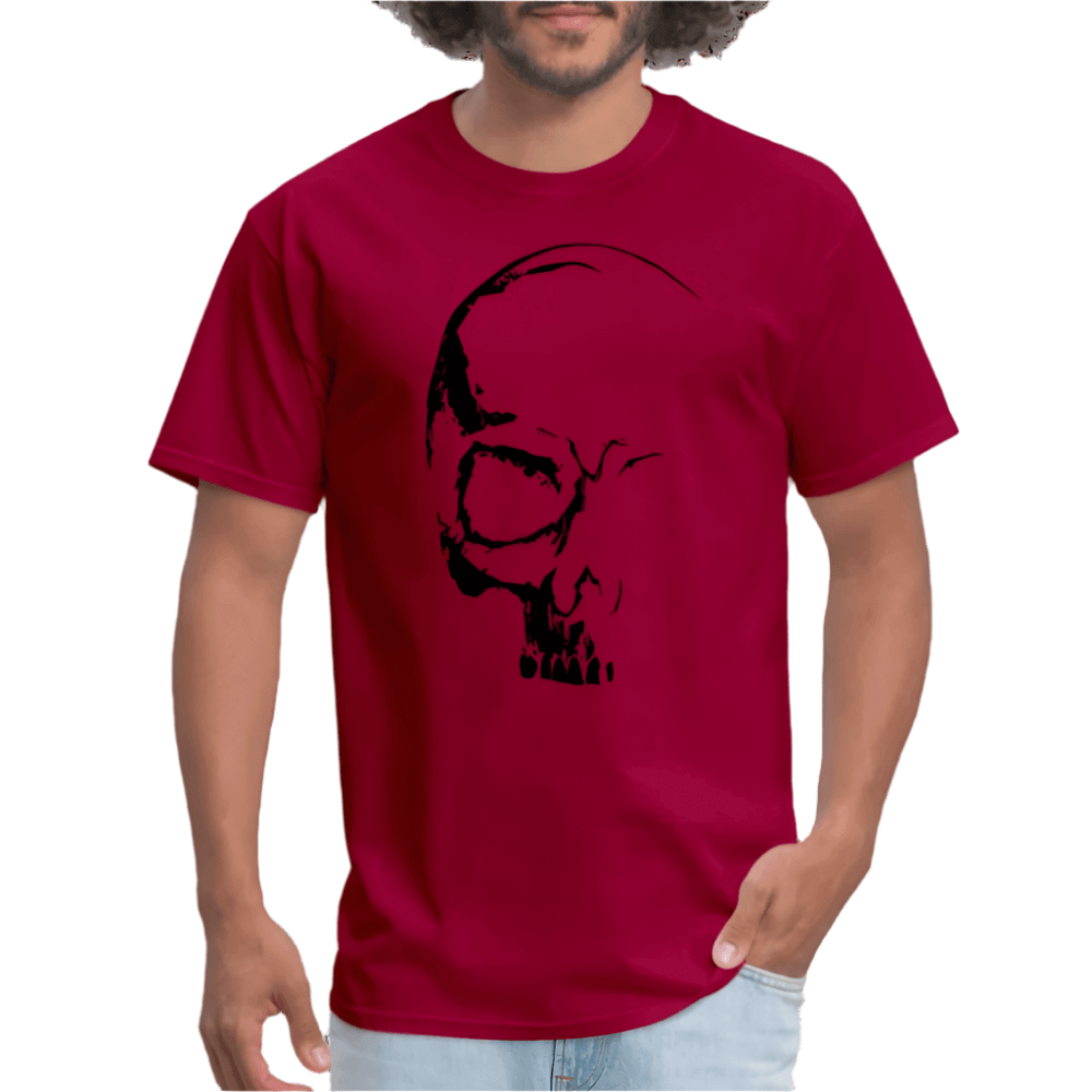 Classic Crew Neck T-Shirt | CUSTOMIZABLE (front & back) - dark red