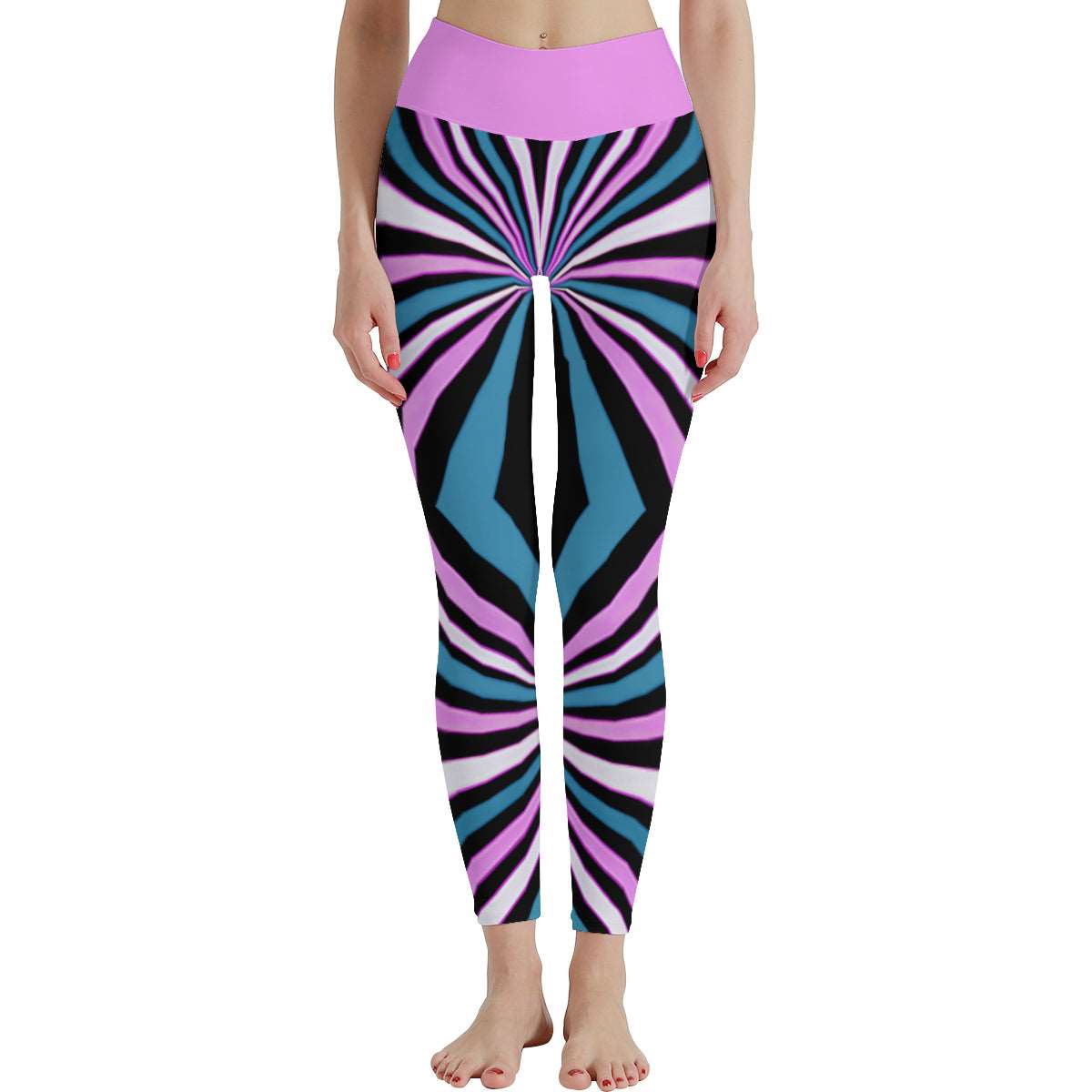 Women's Cosmic Candy High Waist Stretchy Leggings - Lunacy Deals & Designs