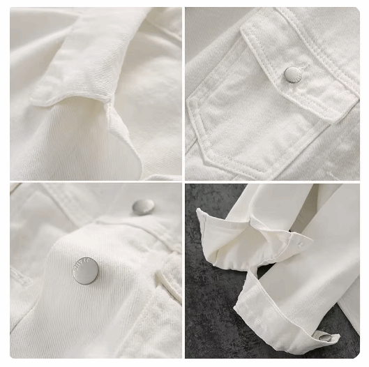 Women's Classic Denim Jacket (5 color options) - Lunacy Deals & Designs