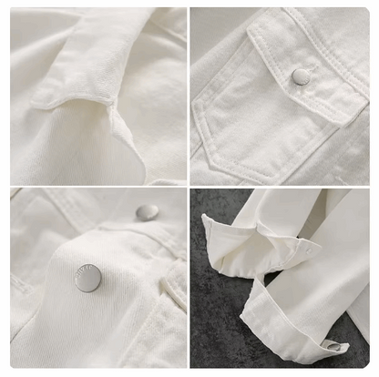 Women's Classic Denim Jacket (5 color options) - Lunacy Deals & Designs