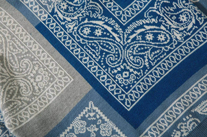 Men's Knitted Paisley Print Sweater design