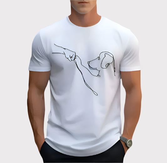 Men's Short-Sleeved Best Bros Cotton T-shirt