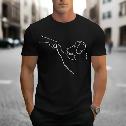 Men's Short-Sleeved Best Bros Cotton T-shirt