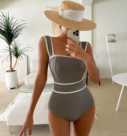 Women's 1-Piece Pin-Up Style Swimsuit - Lunacy Deals & Designs