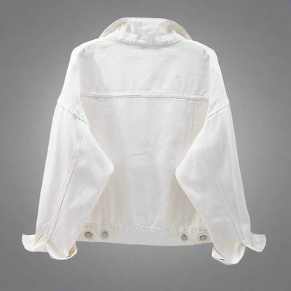 Women's Classic Denim Jacket (5 color options) - Lunacy Deals & Designs